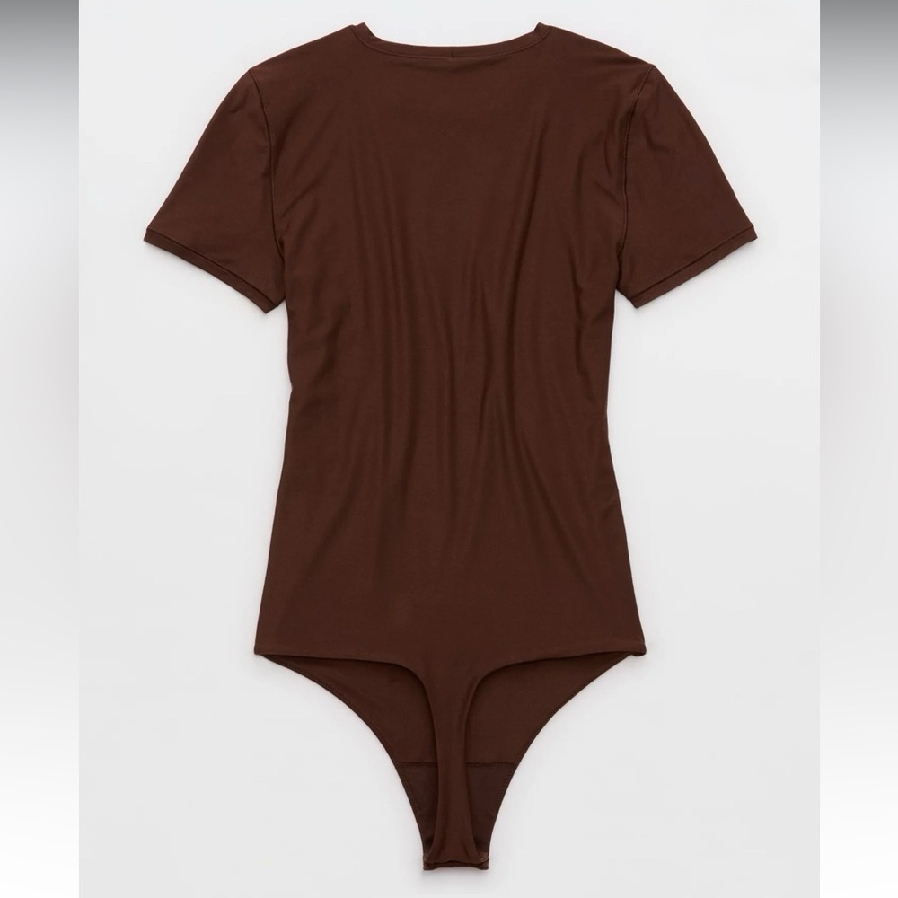 SMOOTHEZ Short Sleeve Thong Bodysuit - Picture 2 of 7